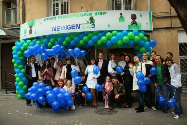 Открытие PlayStation-клуба NewGen Club, 2011 год