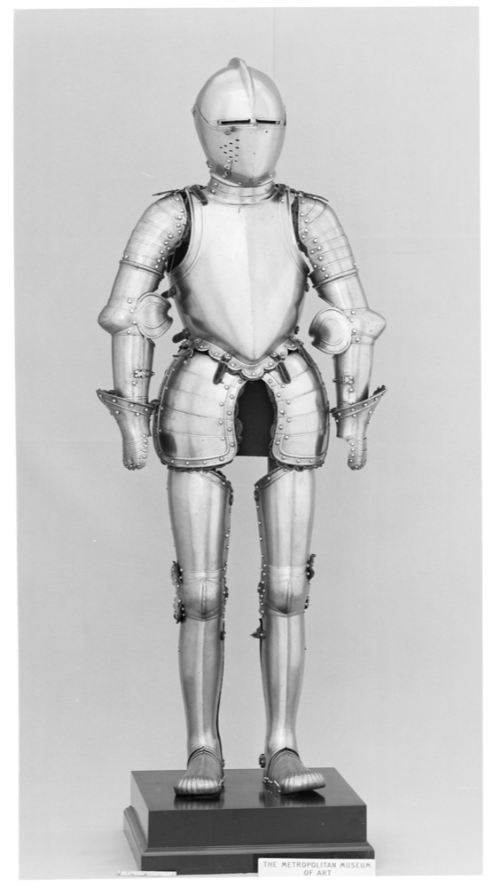Доспех для подростка, Италия, около 1570–80 года, музей Метрополитен