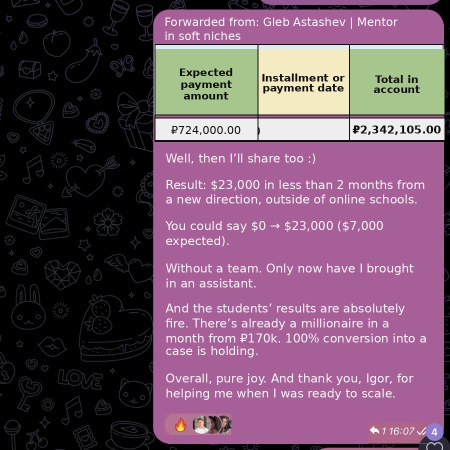 Gleb Astashev case proof — $23,000 result